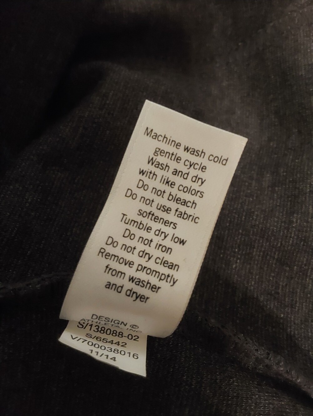 🌺 Just Like New Athleta Charcoal Gray Long Sleeve Bodycon Dress - Picture 12 of 12
